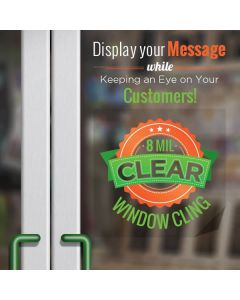 Window Cling Clear
