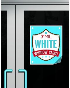 Window Cling White