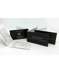 7" X 2" 16PT Silk Laminated Fold Over Business Card Scoring Included