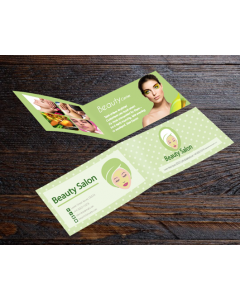 7" X 2" 16PT Silk Laminated Fold Over BC Scoring Included w/Spot UV