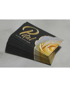 2"x3.5" Raised Foil Business Cards