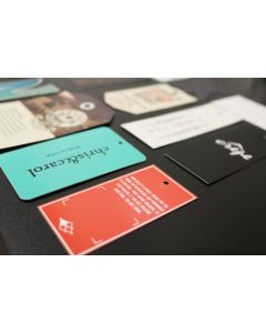 2" X 3.5" 16PT Silk Laminated Hang Tags
