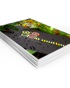 8.5" X 3.5" 16PT Silk Laminated Postcards W/Spot UV