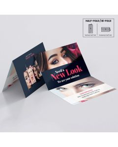 12" X 6" 16PT Silk Laminated Greeting Cards Scoring Included