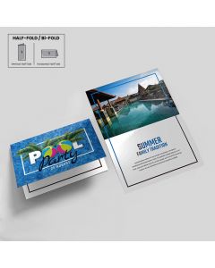 6" X 9" 16PT Silk Laminated Greeting Cards Scoring Included